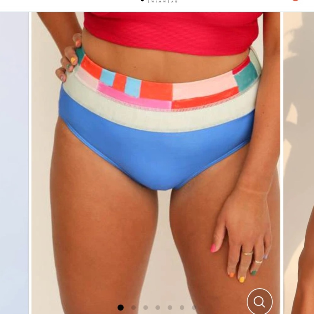 Nani Swimwear Caribbean color block bottoms
